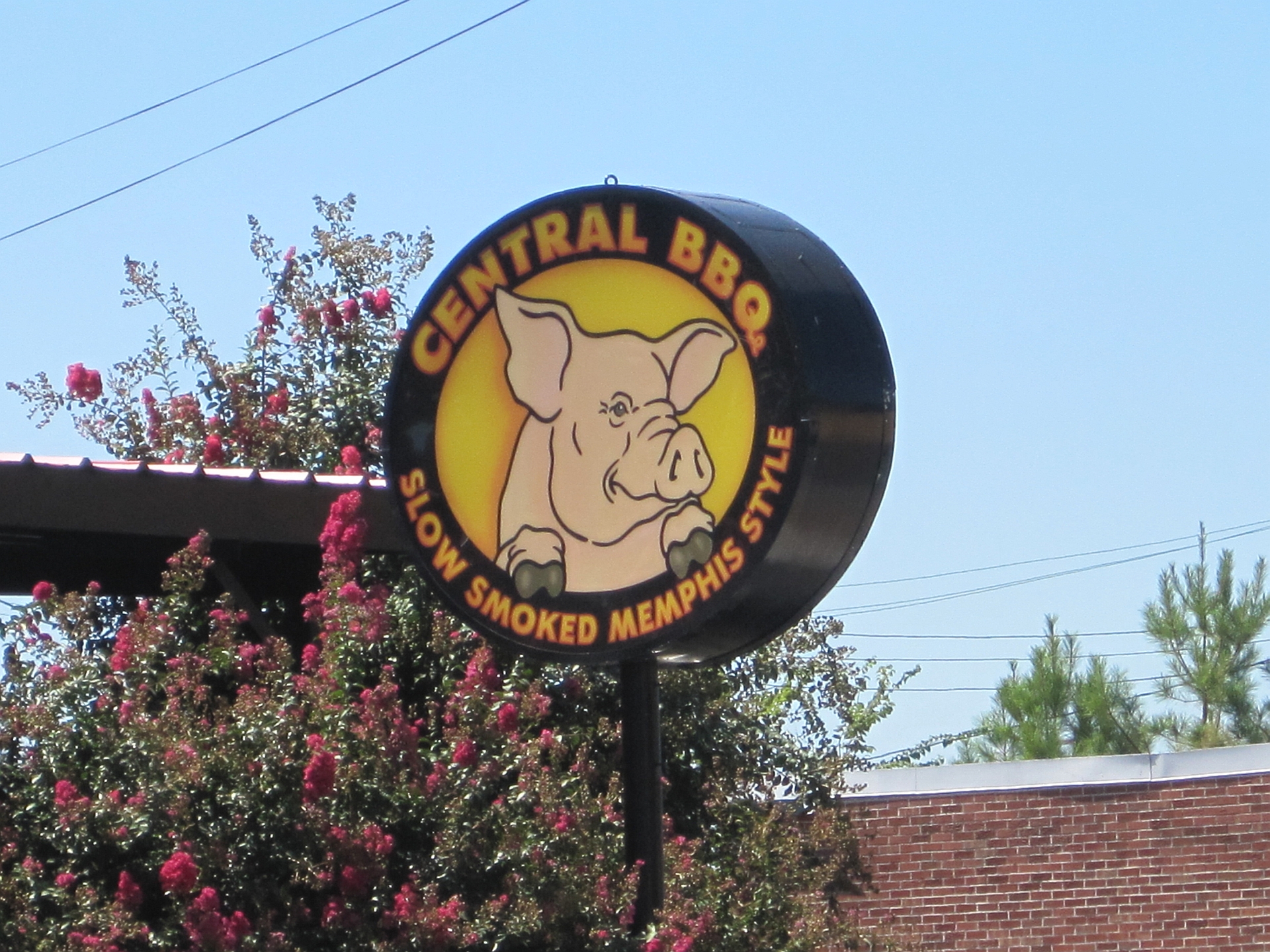 Central BBQ on Central Avenue in Memphis, Tennessee