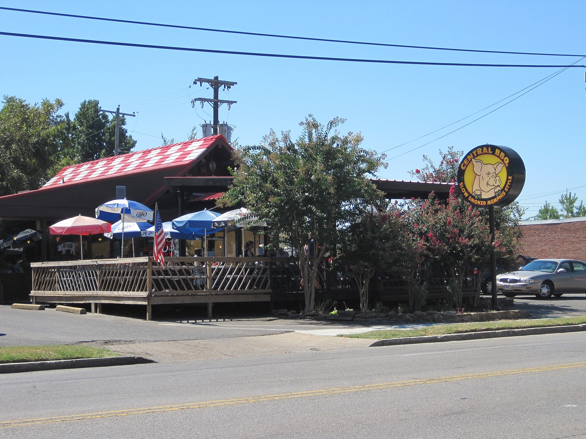 Central BBQ on Central Avenue in Memphis, Tennessee