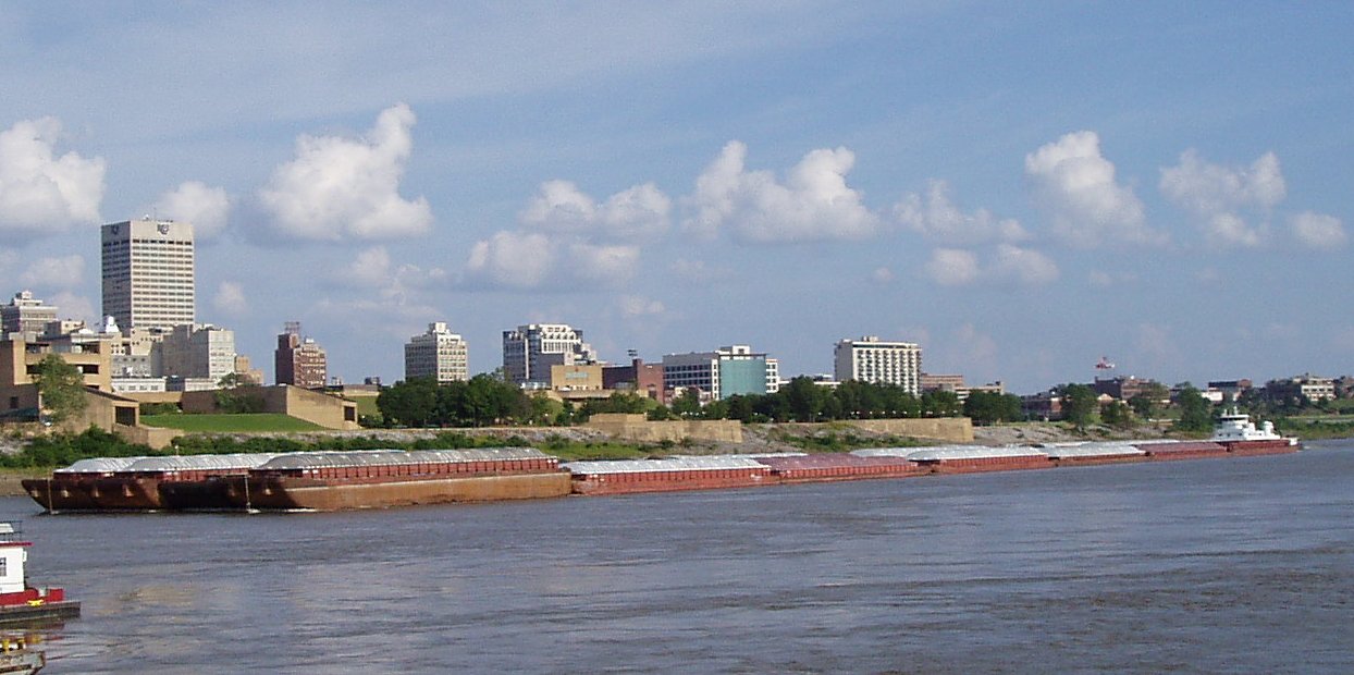 A section of the Mississippi River at Memphis