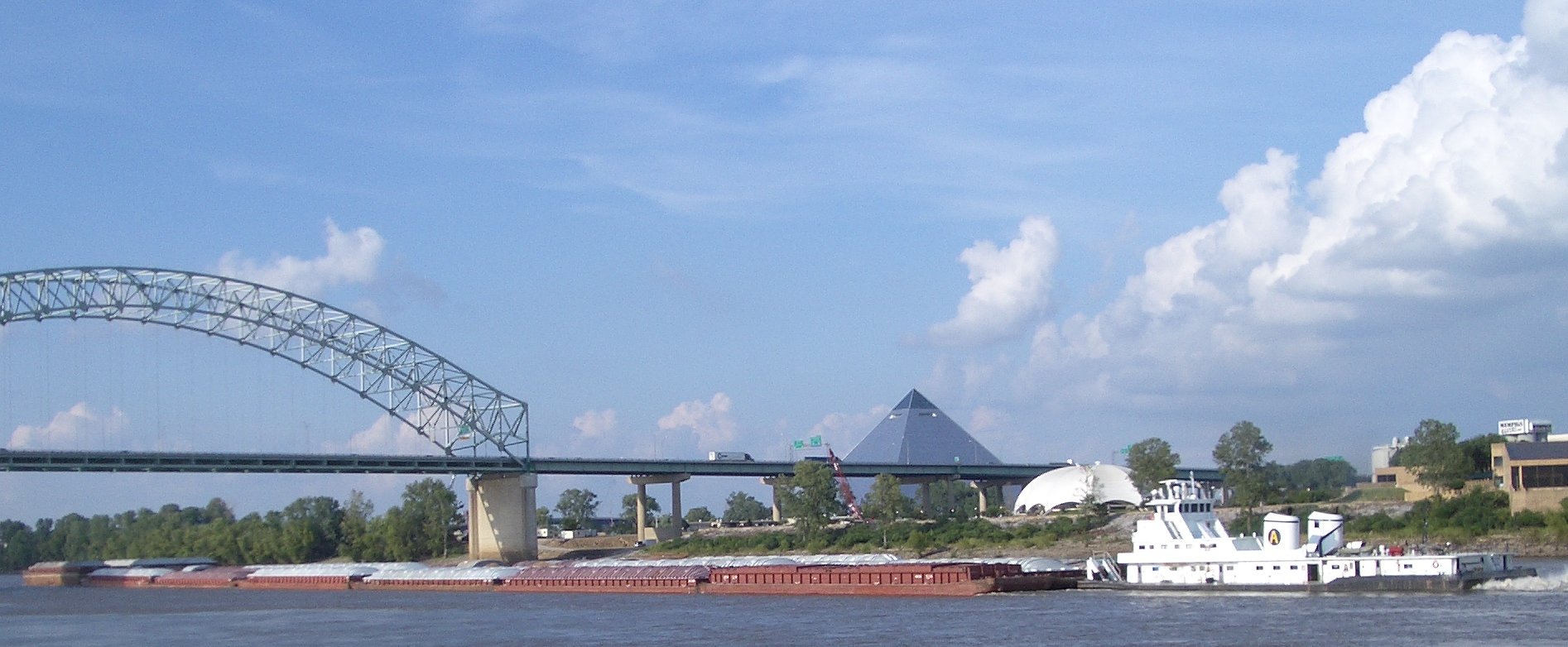 A section of the Mississippi River at Memphis