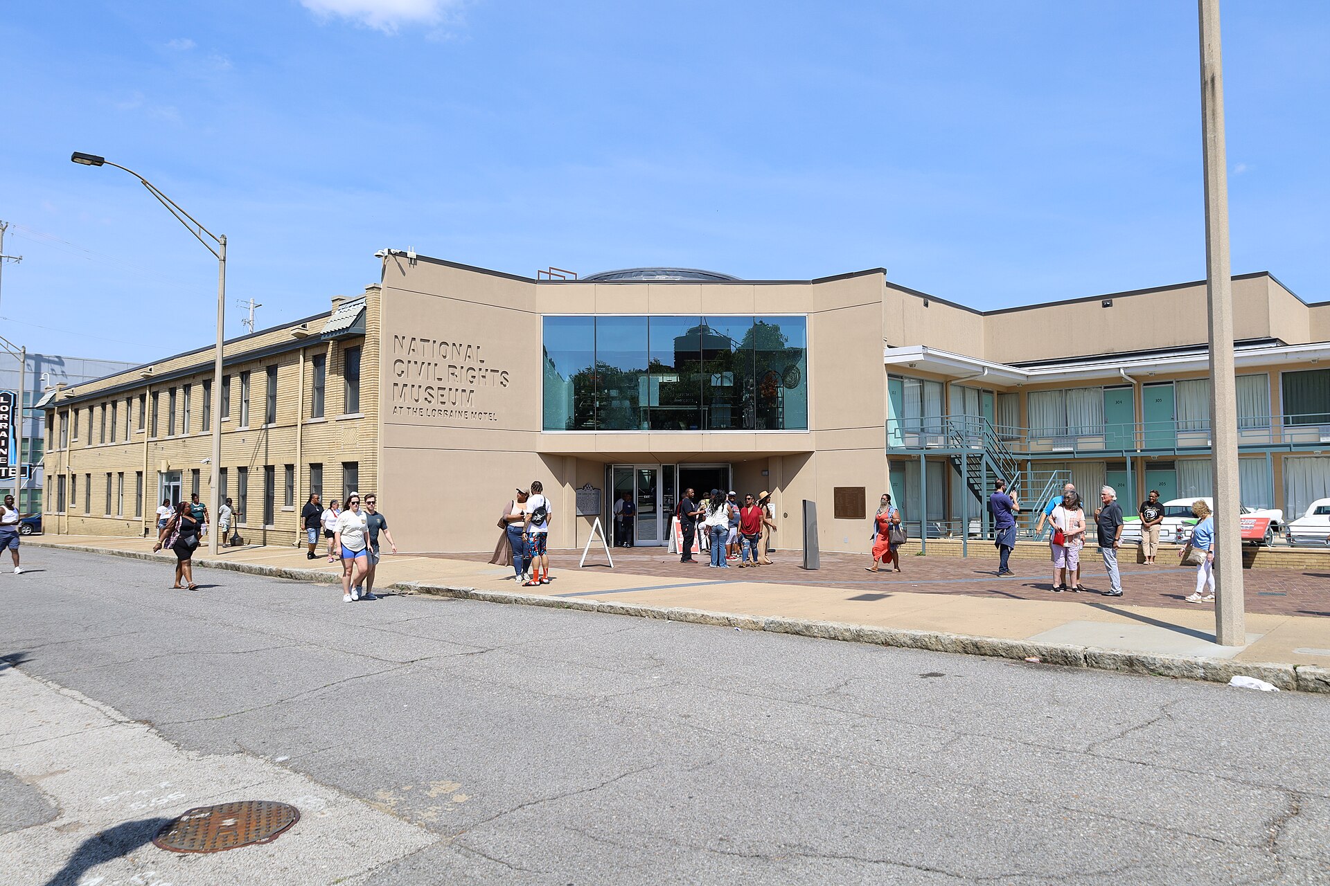 Exhibition space at the National Civil Rights Museum in Memphis