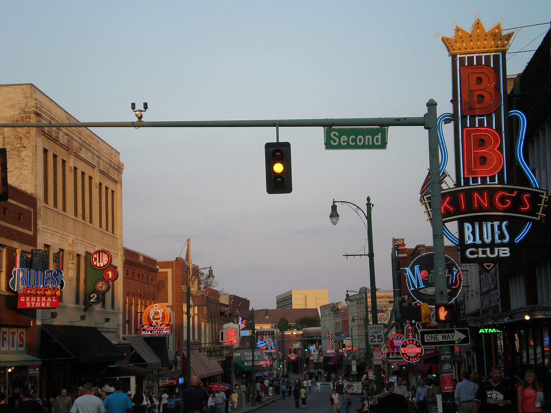 Beale Street in Memphis