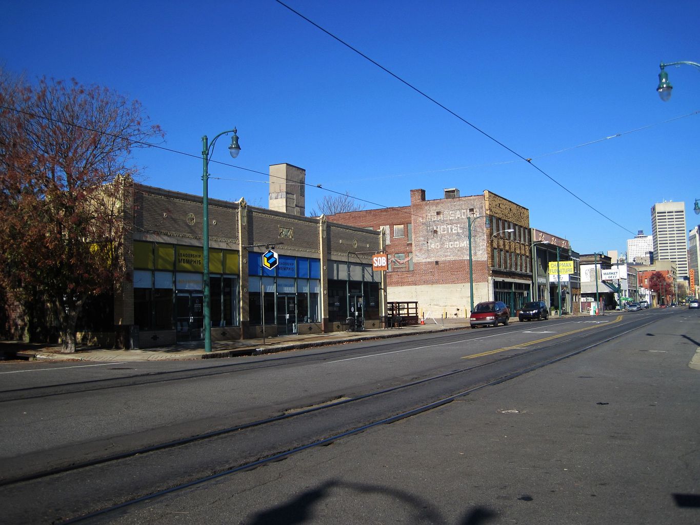 The Ambassador Hotel on South Main Street in Memphis, Tennessee
