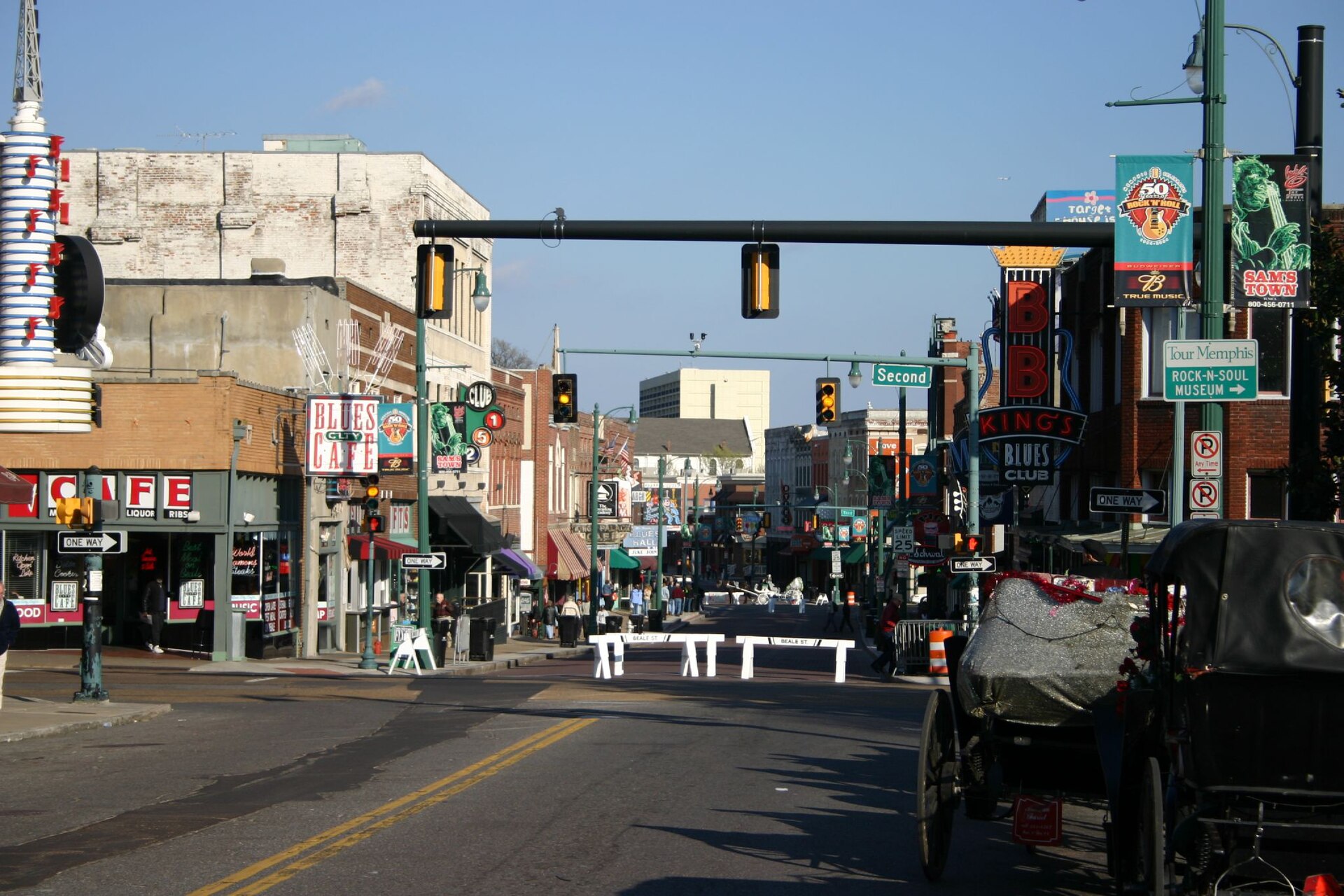 Beale Street in Memphis, Tennessee