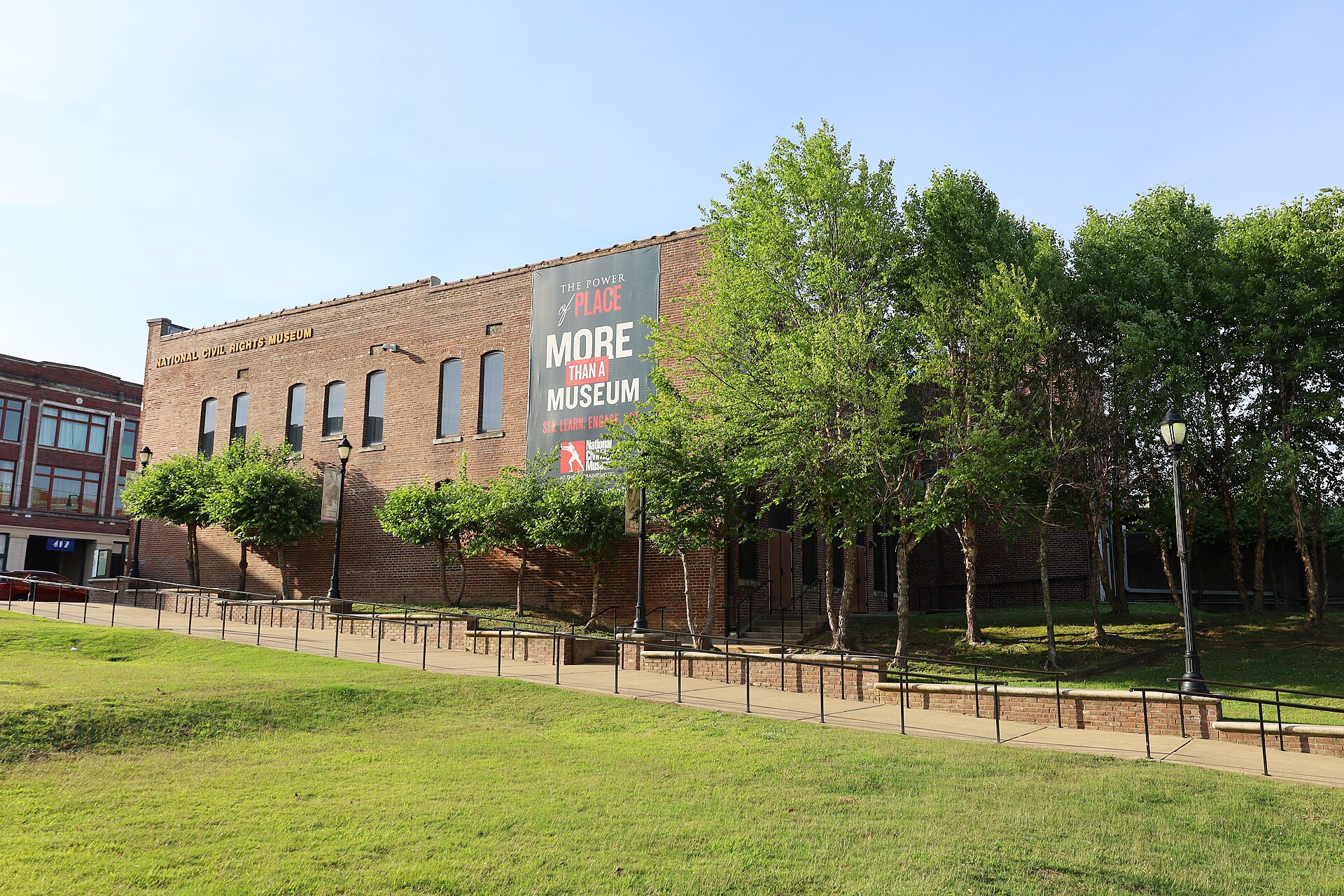 A view inside the National Civil Rights Museum in Memphis