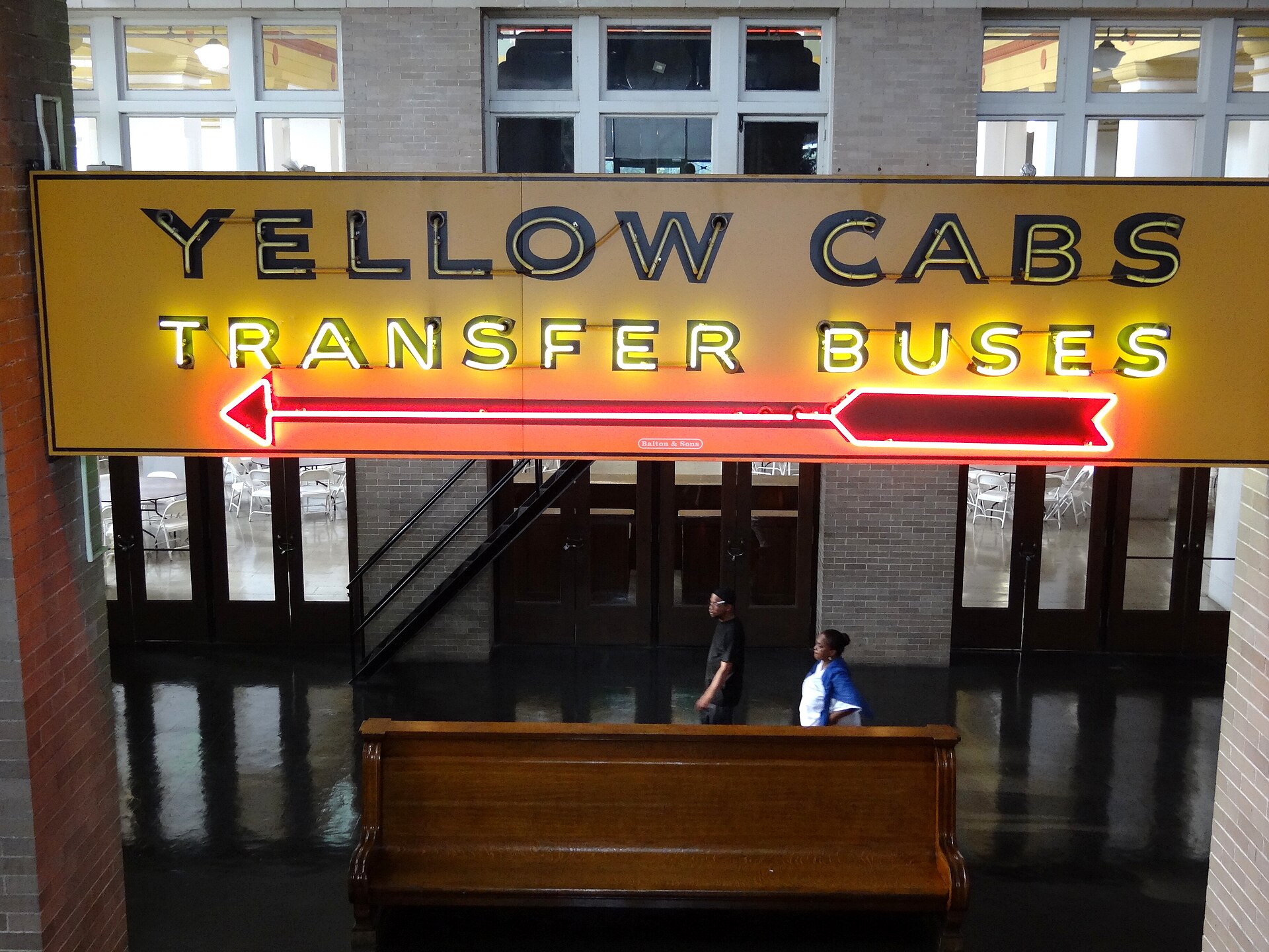 The interior of Union Station in downtown Memphis, Tennessee