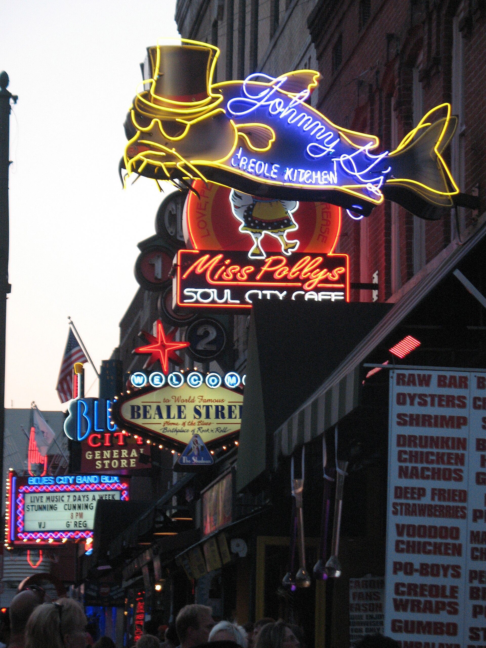 Beale Street in Memphis