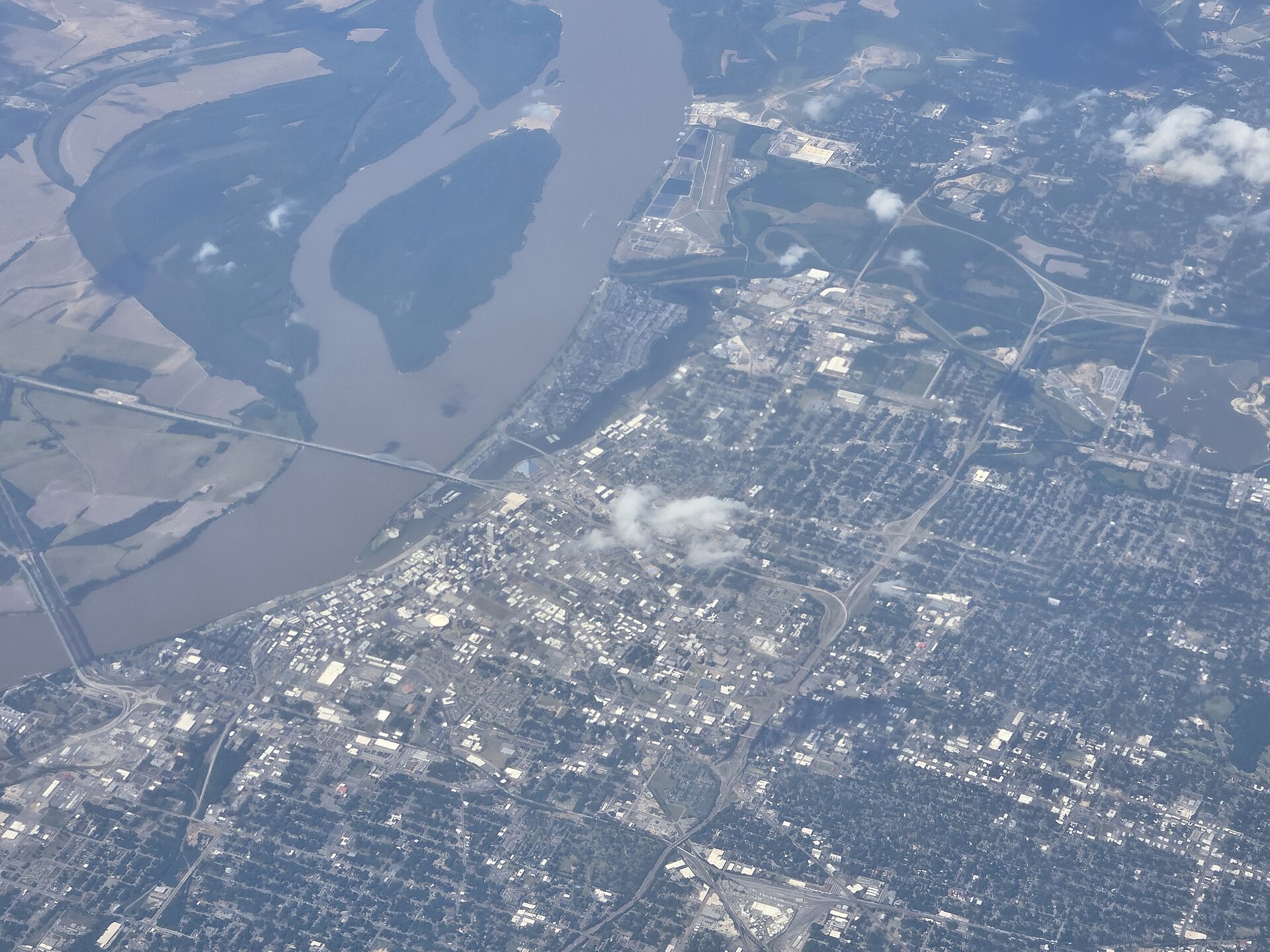 Aerial view of Downtown Memphis, Tennessee