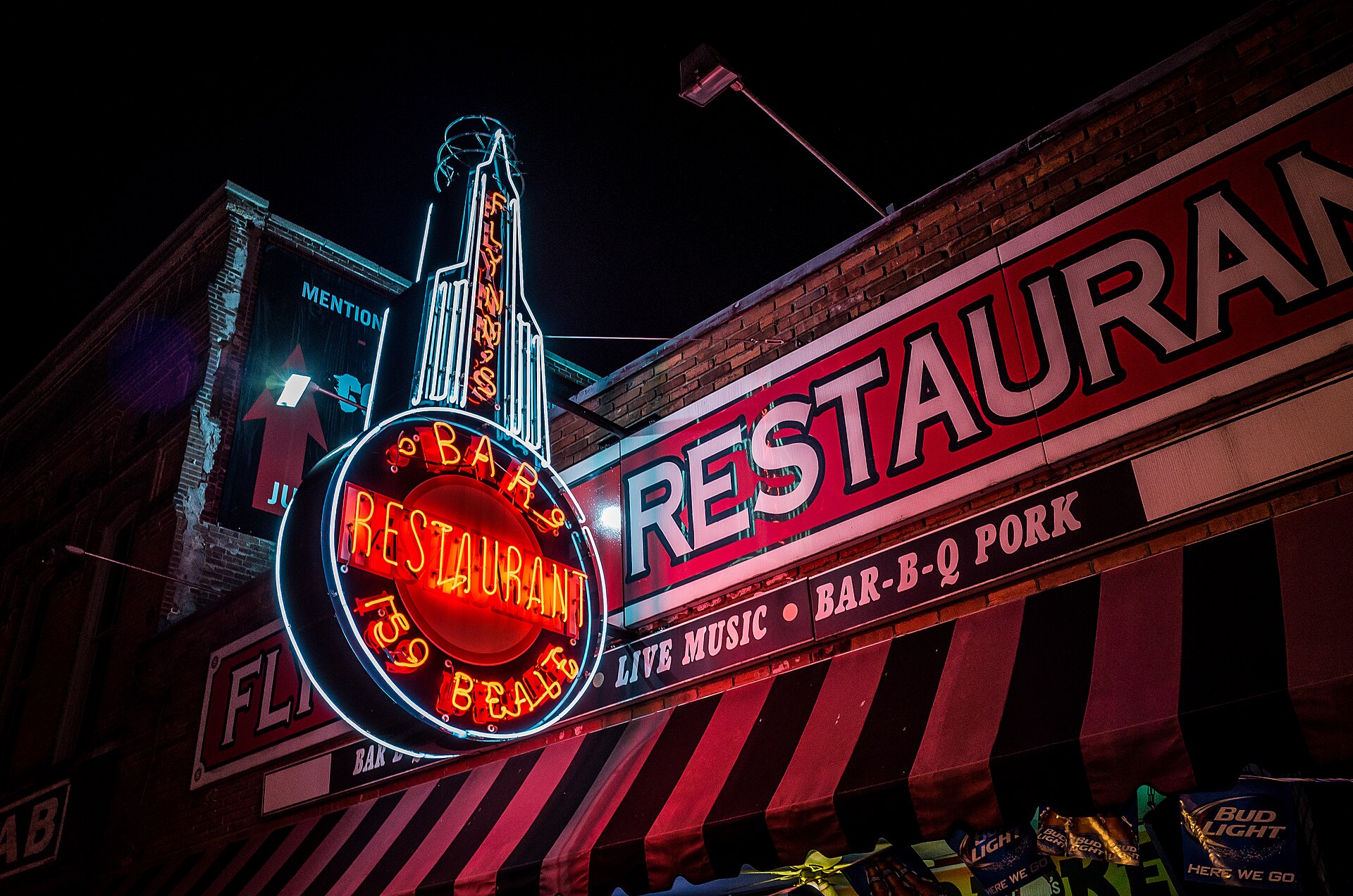 Beale Street in Memphis