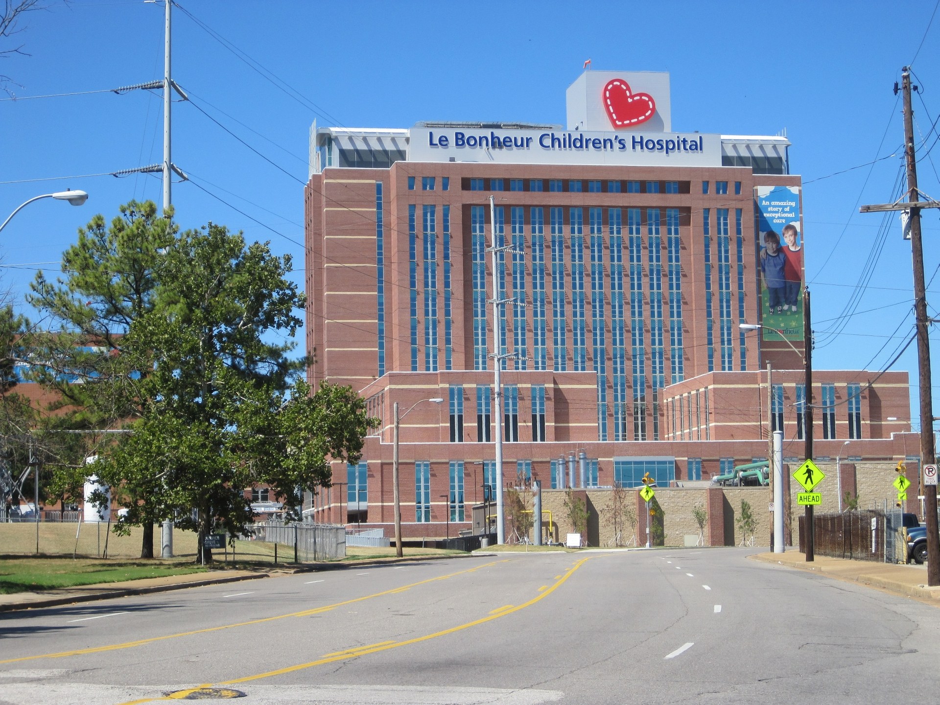 Le Bonheur Children's Hospital in the Memphis Medical District