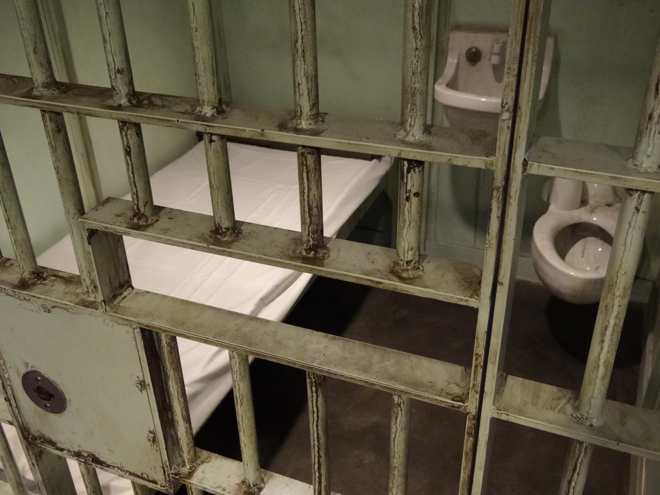 Recreation of Martin Luther King's Birmingham jail cell at the National Civil Rights Museum in downtown Memphis