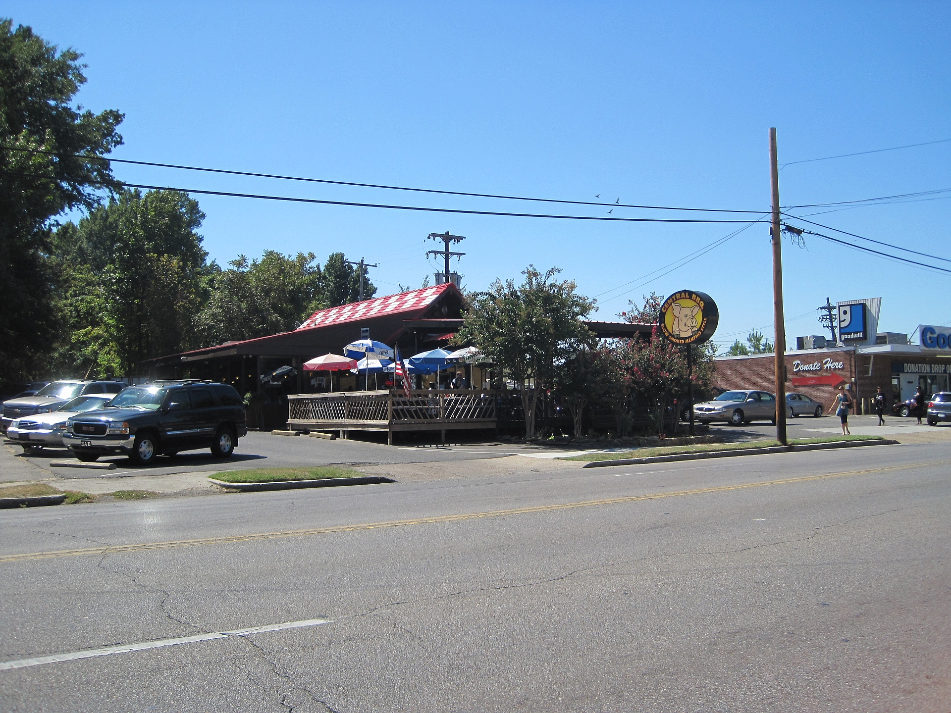 Central BBQ on Central Avenue in Memphis, Tennessee