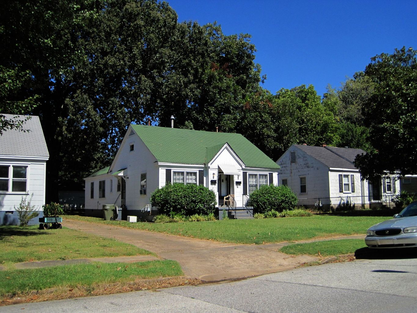 Street view in the Orange Mound neighborhood of Memphis, Tennessee