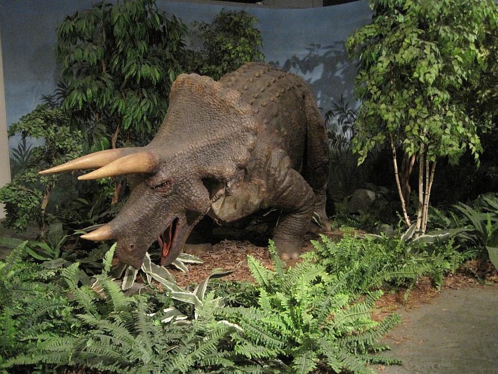 A mastodon diorama in the Pink Palace Museum of Science and History in Memphis