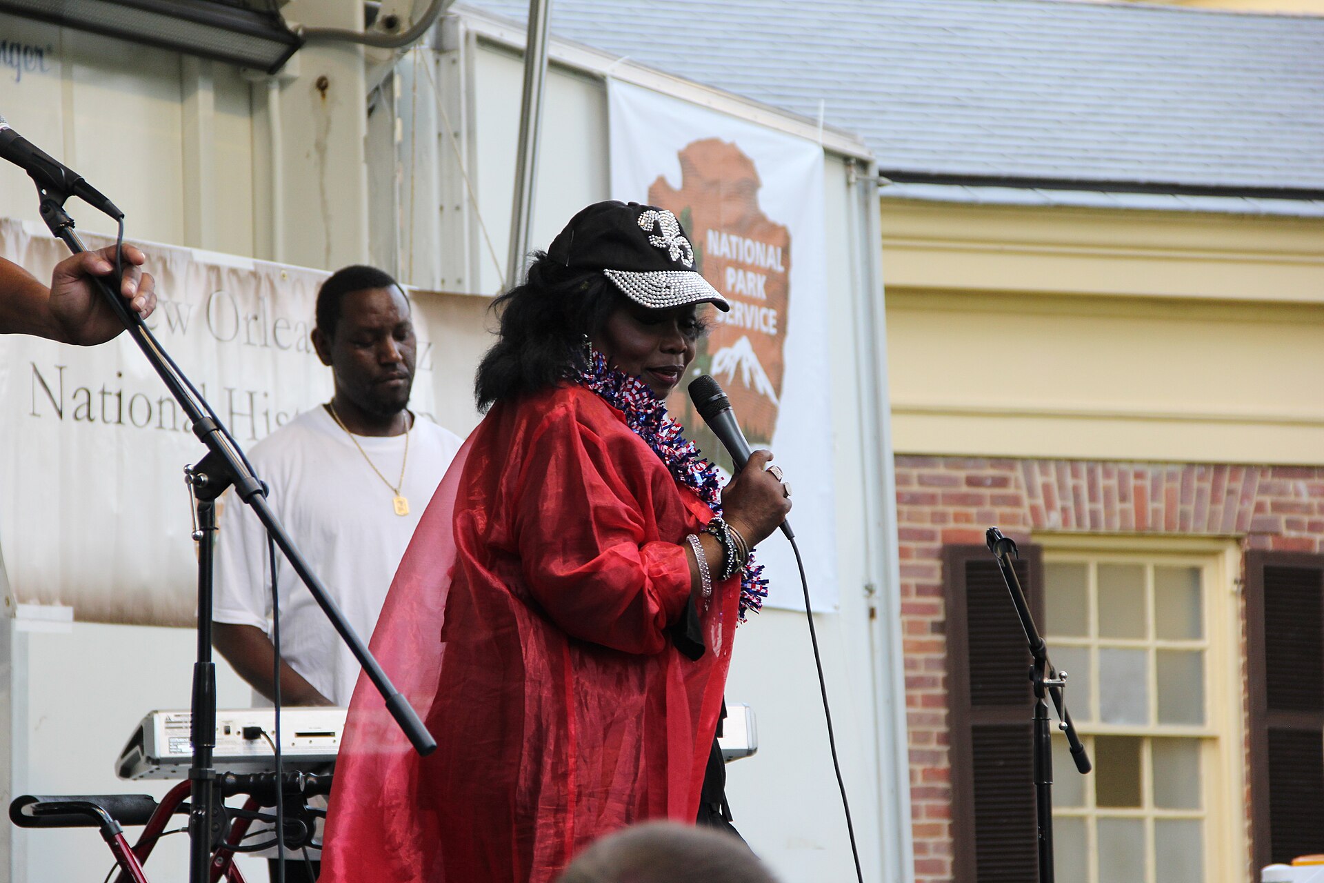 Ruby Wilson singing the Memphis blues at Shiloh National Military Park