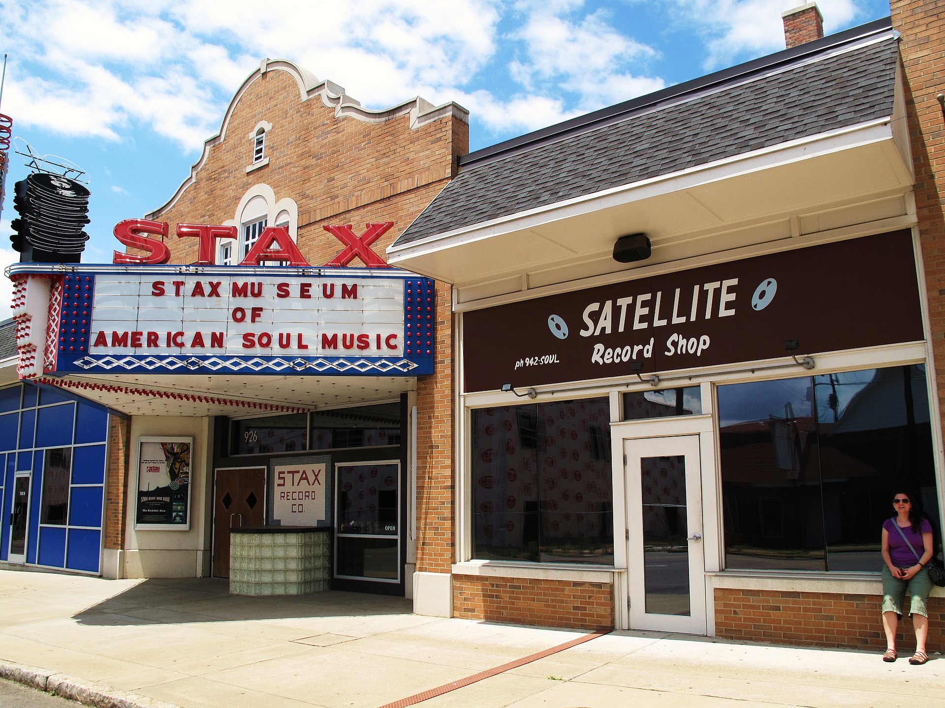 The Stax Museum and Satellite Record Shop in Memphis