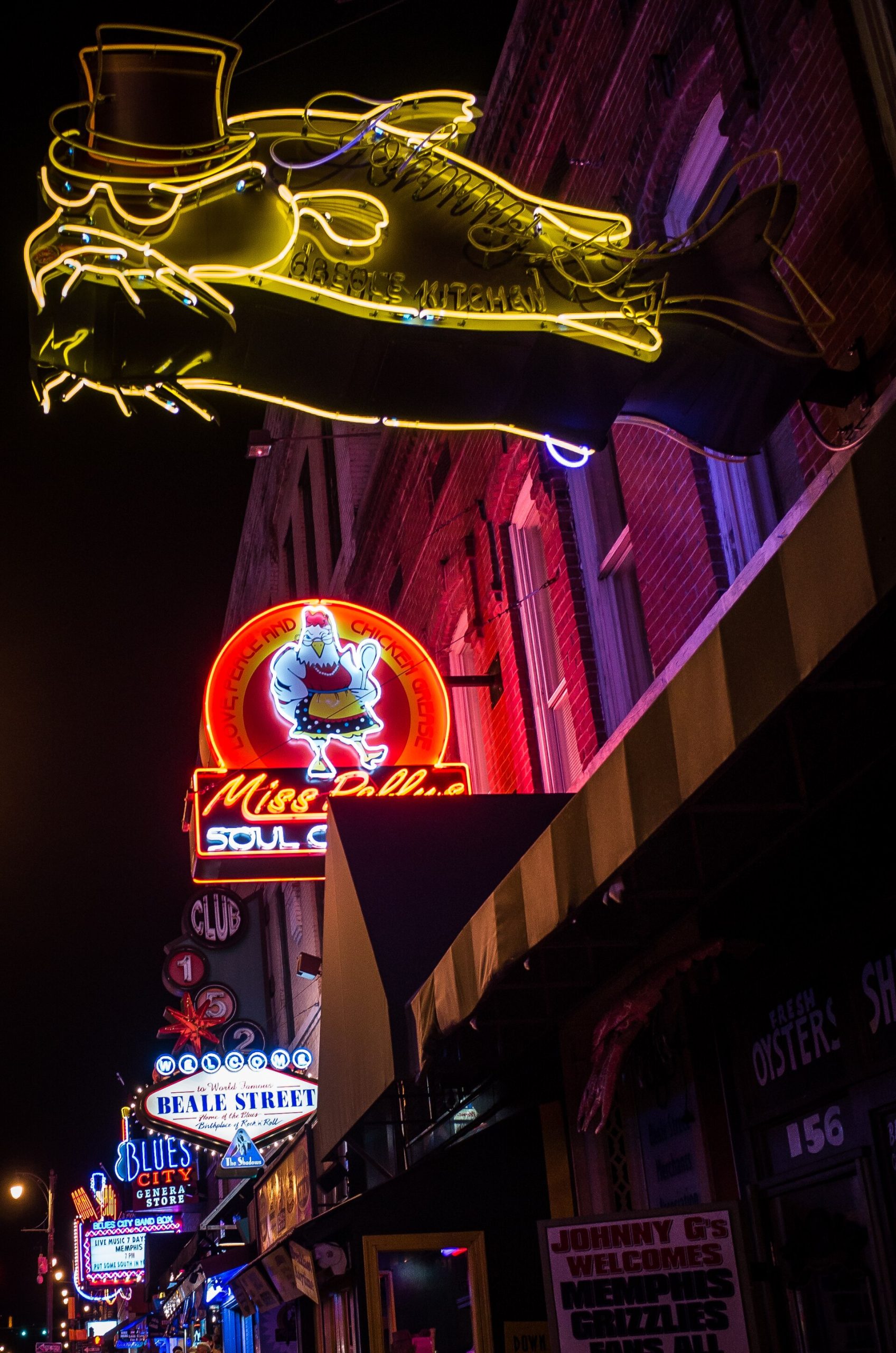 Beale Street in Memphis
