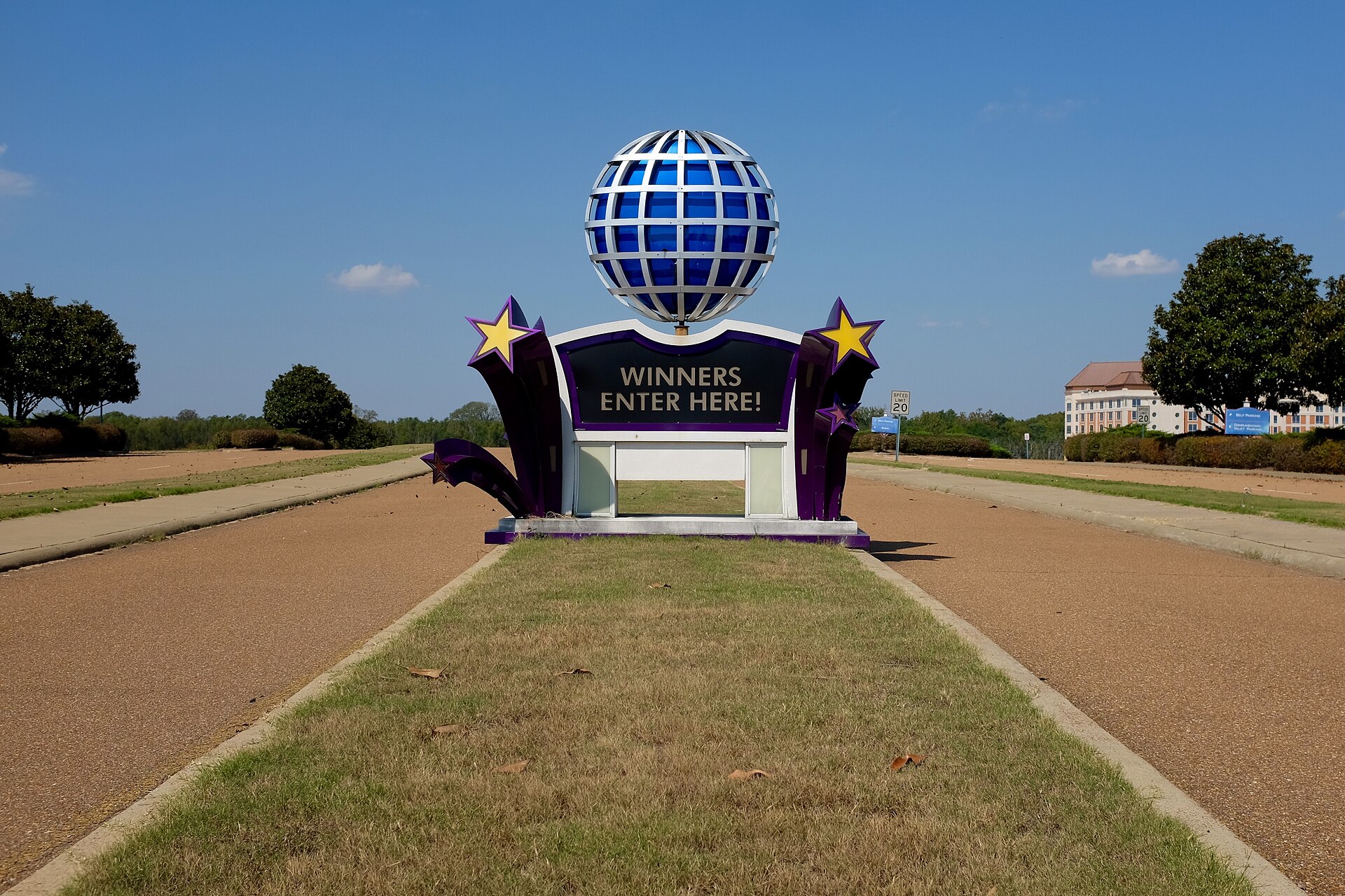 The abandoned Harrah's Casino in Robinsonville, Mississippi, near Tunica
