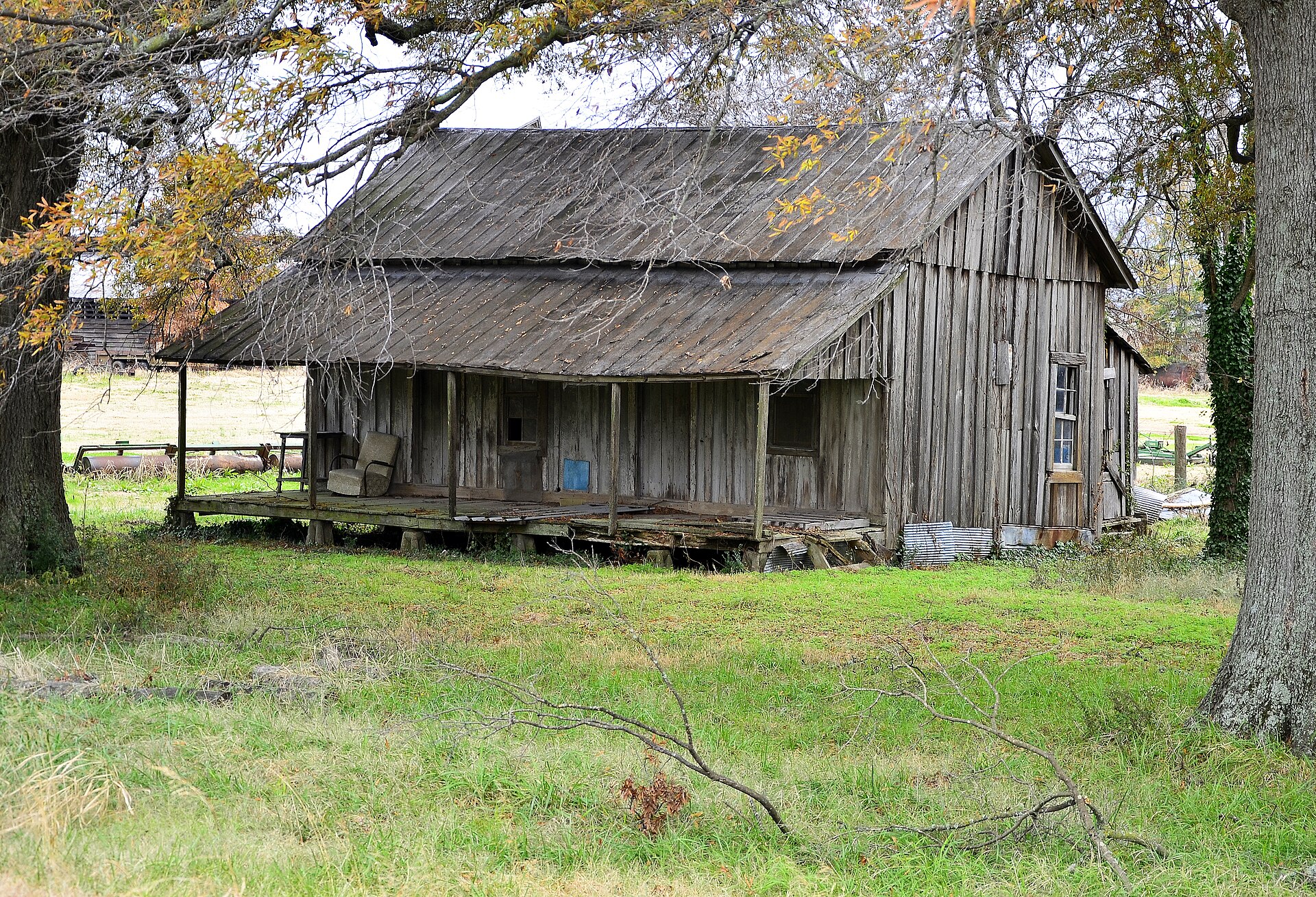 An abandoned home in Tunica County, Mississippi