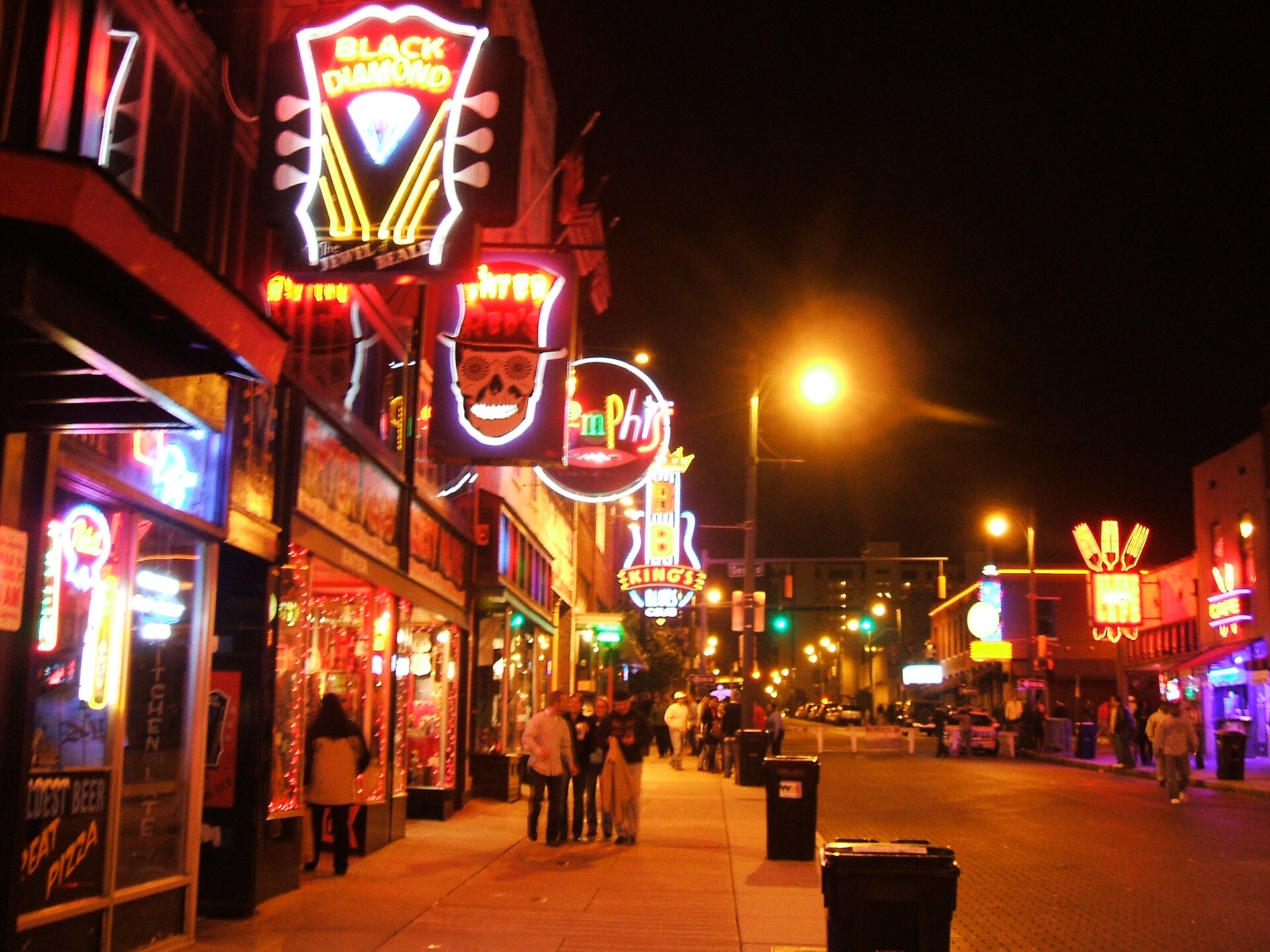 Beale Street in Memphis, Tennessee
