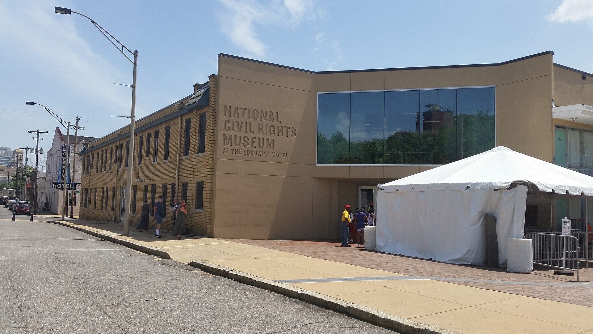 The National Civil Rights Museum building in Memphis